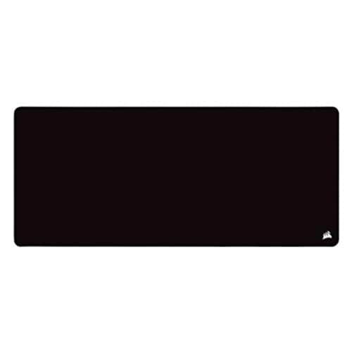 Corsair MM350 Pro Alfombrilla Tela a Prueba de Derrames para Juegos, Superficie 93 cm x 40 cm, Microtejido, Goma Afelpada Gruesa 4 mm, Base Goma Texturizada Antideslizante, Extendido XL – Negro