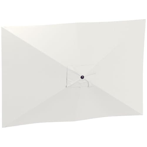 Outsunny Toldo de Recambio de Sombrilla de 3x2 m Toldo de Repuesto para Sombrilla de Patio con Ventilación Superior Protección UV 50+ Cubierta de Repuesto para Parasol para Exteriores Beige