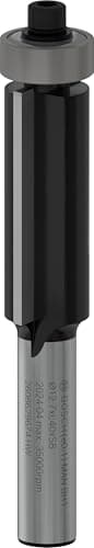 Bosch 1x Broca fresadora de recorte al ras PRO con cojinete inferior (para Madera blanda, Madera dura, Ø 12,7 mm, Professional Accesorios Fresadora portátil, Fresadora para recorte)