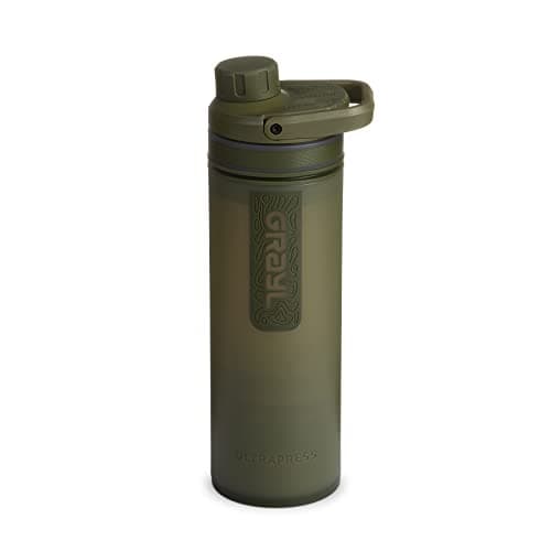 GRAYL UltraPress 500ml Filtro de agua para exteriores Agua potable I Elimina el 99,99% de todas las bacterias y virus I Perfecto para camping, supervivencia y viajes