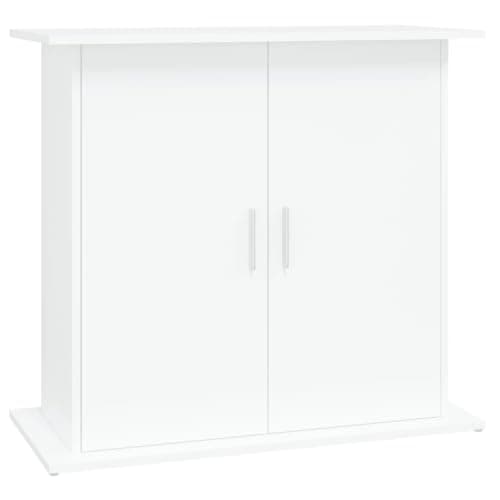 vidaXL Soporte para Acuario Madera de ingeniería Blanco 81x36x73 cm