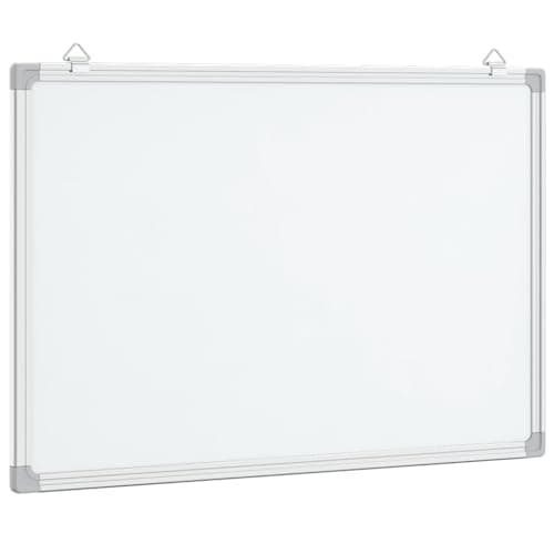 vidaXL Pizarra magnética aluminio 80x60x1,7 cm