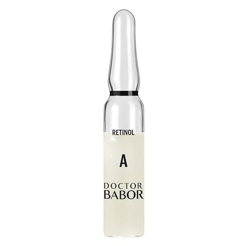 Doctor BABOR Renewal Ampollas Concentrado Sérico Facial Antiedad Piel Más Fino y Suave Retinol Encapsulado con Bakuchiol y Tripéptido Fórmula Vegana 7 x 2 ml