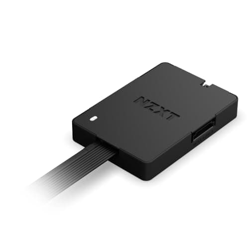 NZXT Hub de control – Controlador digital de iluminación RGB y velocidad de ventiladores PWM – Controla hasta 5 ventiladores PWM o 4 con marco simple – Controlado por el software CAM