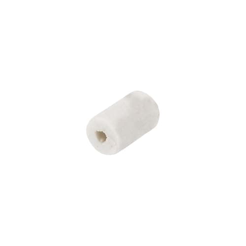 QUARKZMAN 1mm Diámetro Tubo De Cerámica Aislante Monobore Alúmina Porcelana Tubo Aislante De Alta Temperatura Para Elemento Calefactor 20 Pcs, 3x5mm