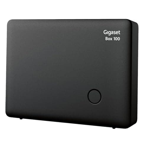 Gigaset Box 100: estación base DECT para su propio sistema de comunicación con Gigaset Auriculares (la base admite hasta 6 teléfonos) para conexión telefónica analógica