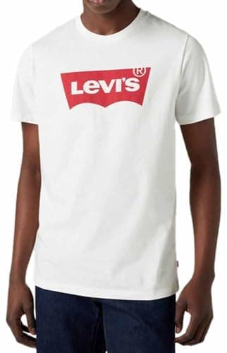 Levi's Graphic Set-in Neck T-Shirt, White, M Hombre
