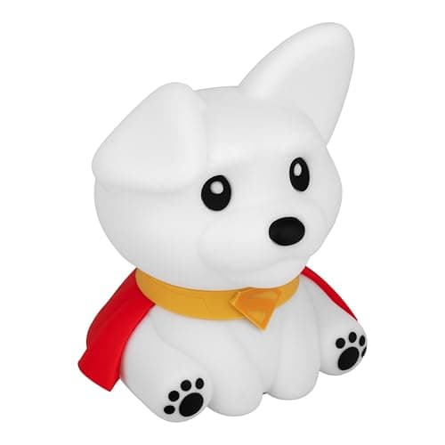 Paladone - Luz de silicona SquishyGlo de Krypto el superperro, con licencia oficial de DC Comics, para niños, adolescentes y adultos, sin cable y recargable, artículo coleccionable