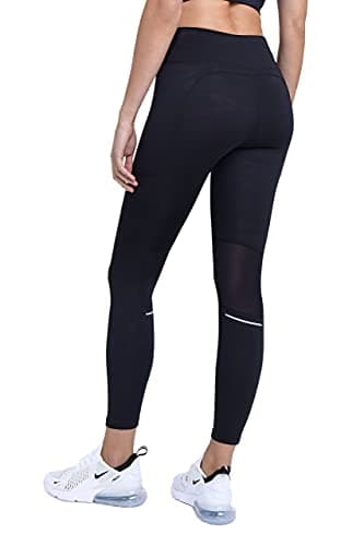 TCA Mallas/Leggings Performance SuperThermal Talle Alto para Mujer - Negro (Camuflaje), XS