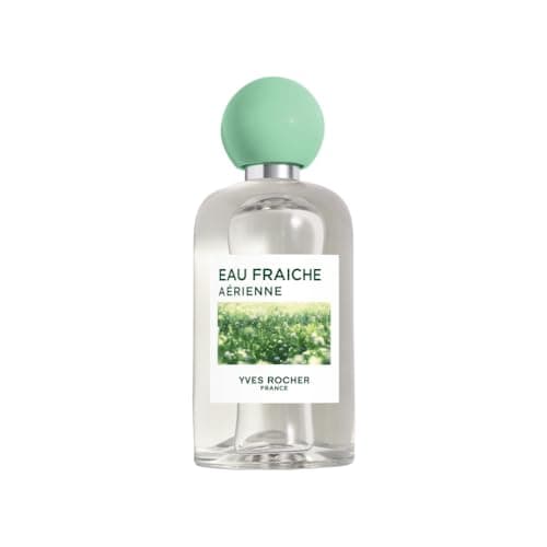Yves Rocher Agua Fresca Eau Fraîche Aérienne - Eau de Toilette Perfume Fresco – Fragancia Cítrica Verde con Menta y Cidra – Vegano y Ligero 100 ml - Idea de Regalo Día de la madre