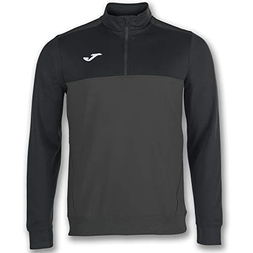 Joma Winner Sudadera, Hombre, Antrac.-Negro, M