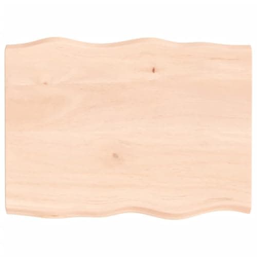 vidaXL Tablero de Mesa, Superficie de Escritorio, Tablero Repuesto de Mesa, Tablero de Estantería Comedor, Madera Maciza sin Tratar con Borde Natural