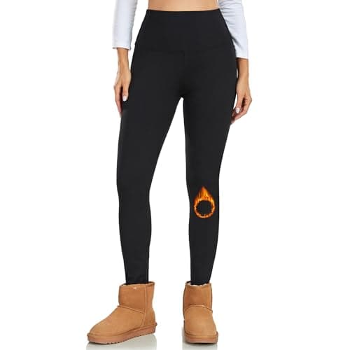 Ulknyss Leggins Termicos Mujer Invierno Cintura Alta Pantalones Mallas Termicas Cálidos Forro Polar Leggings Mujer