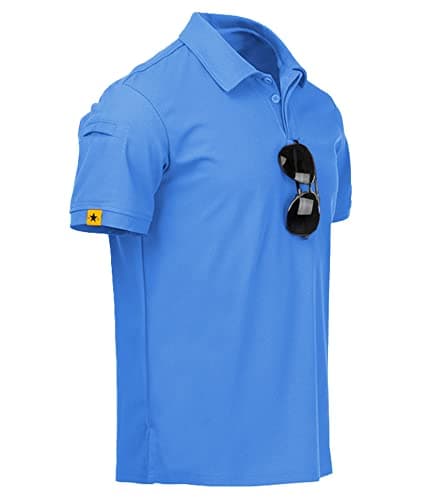 JACKETOWN Polo Manga Corta para Hombre - Secado Rápido Transpirable Tenis Verano Golf Camisa Deportiva Casual Basic