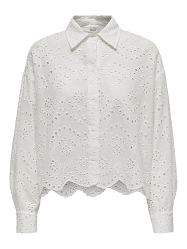 Only Camisa Femenina ONLVALAIS Camisa, Cloud Dancer, M