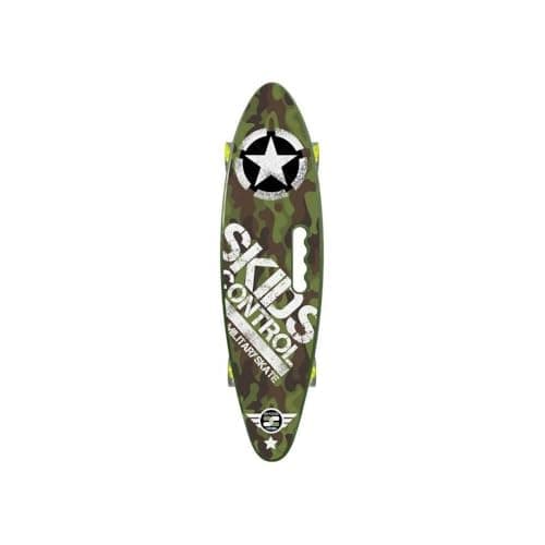 Stamp Skate Board 24"X7" SKIDS Control Military, Boys, Green