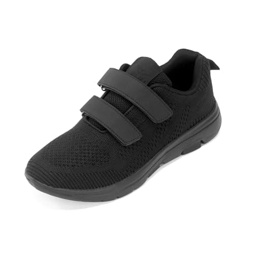 JOMIX Zapatillas Hombre Malla sin Cordones de Verano Zapatillas Depotivas Sneakers Ligeras Transpirables Running Gimnasio Correr, Negro, 45 EU