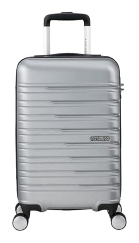 American Tourister Flashline - Spinner S Slim, Handgeck, 55 cm, 34 L, Silver (Sky Silver)