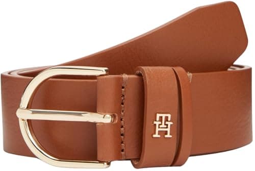 Tommy Hilfiger Essential Effortless 3.5 Aw0aw17757 Cinturón Ajustable, Brown (Cognac), 100 cm para Mujer