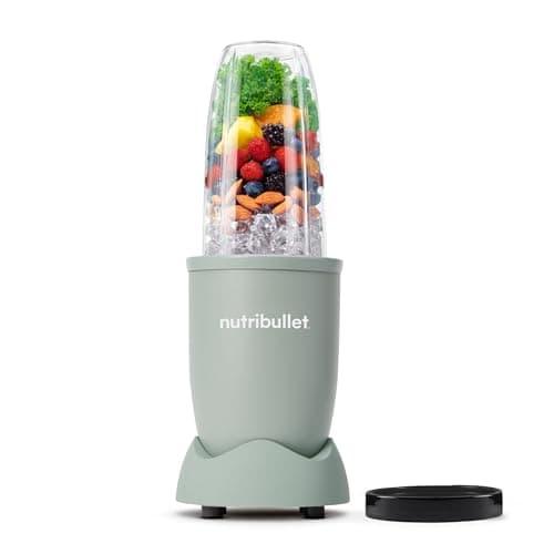 Nutribullet Pro 900 - Batidora Personal Multifunción, Blender Frutas y Verduras, Diseño Compacto, Fácil de Usar y Limpieza Rápida, Extracción de Nutrientes, 900W, Mineral Verde Oliva (NB904MAJD)
