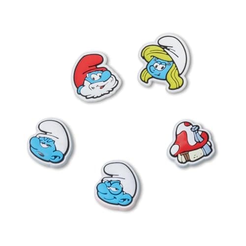 Crocs Jibbitz Charms, Pitufos, paquete de 5