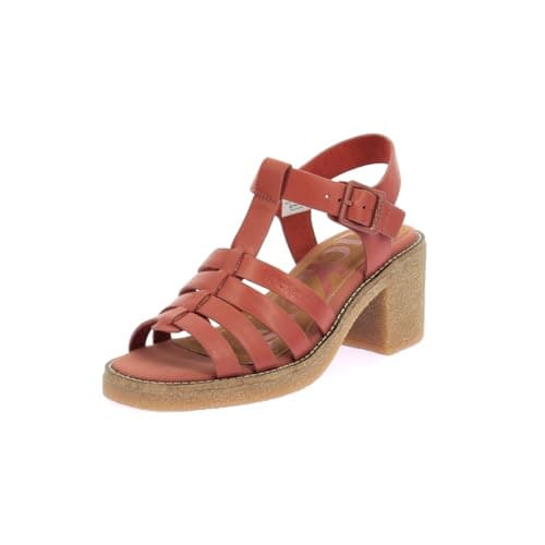 Kickers Kick Volyne, Sandalia con talón Mujer, Rojo, 39 EU