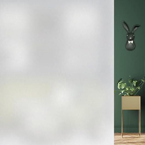 DIFIT Vinilos para Cristales, Esmerilado con Destellos Vinilo Ventana Privacidad Decorativo, Electrostático, Anti-UV, Reutilizable, Ideal para Cocina, Dormitorio, Hogar y Oficina, 44.3x200 cm