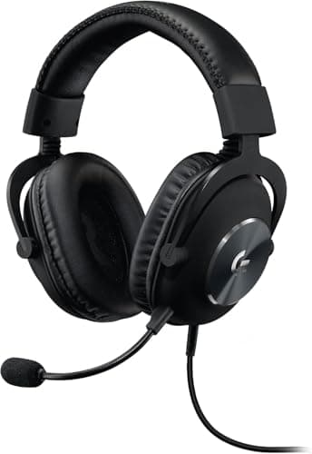 Logitech G Pro X Auriculares Gaming con Cable y Micrófono con Blue Vo!CE, DTS Headphone:X 7.1, Controladores Pro-G 50mm, Sonido Surround 7.1 para Esports, para PC/PS/Xbox/Nintendo Switch - Negro
