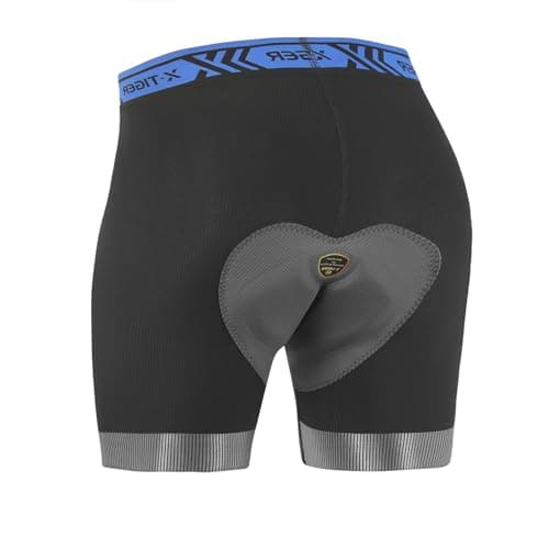 X-TIGER Culotte Ciclismo Hombre Esponja Acolchado Ropa Interior de Bicicleta MTB Pantalon Culote Ciclista Corto