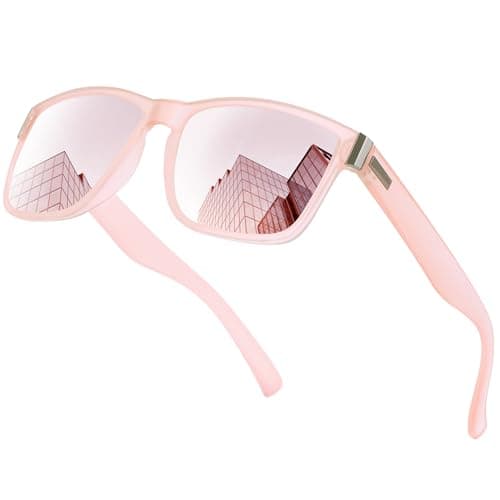 Perkanion Gafas de Sol Cuadradas Hombre y Mujer Polarizadas Gafas de Deportivas Conducir Running Pesca Protección UV