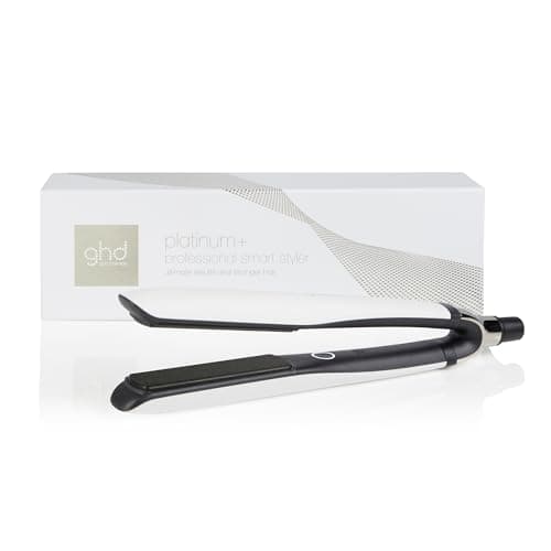 ghd Platinum+ Blanca - Plancha de Pelo Profesional Inteligente, Cabello Más fuerte, Más Brillo y Protección del Color - Para todo Tipo de Cabello - (Enchufe Europeo)