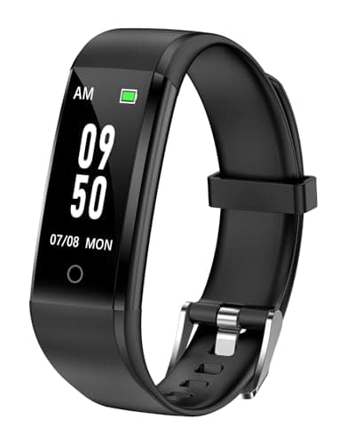 GRV Pulsera de Actividad Sin Bluetooth, Pulsera Actividad Inteligente No App con Impermeable IP68 Monitor de Sueño Podómetro Calorías Distancia para Niños Niñas, Mujer, Hombre (Negro)
