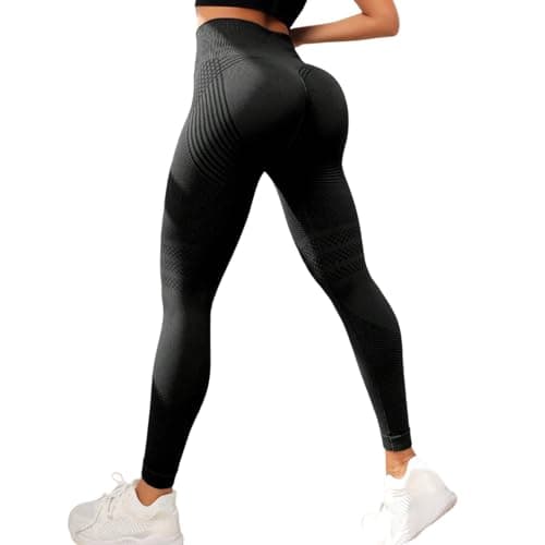 riou Leggins 3D Anticeluliticos Mujer, Leggings Anticelulitis Mujer Push Up Celulitis Compresión 3D Leggins Lipedema Yoga Leggings Adelgazante Cintura Alta sin Costuras