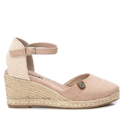 REFRESH - Sandalias con Cuña Mujer Beige - Calzado Cómodo y Versátil - Moda casual - Modelo 17188202 (Talla 38)