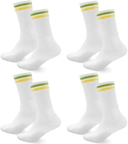 Smart Sir calcetines hombre,calcetines deporte mujer,calcetines deporte hombre（Pack de 4）,calcetines hombre algodon blancos tennis,cómodos y cálidos