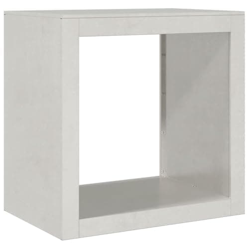 vidaXL Leñero de Acero Inoxidable 60x40x60 cm, Soporte para leña, Almacenamiento de Troncos, Estante para leñas, Soportes para leña