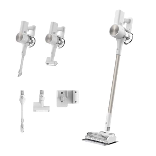 XIAOMI Vacuum Cleaner G20, Aspiradora Escoba sin Cable, 150AW, Luces LED, filtrado eficiente, batería de Larga duración, Blanco