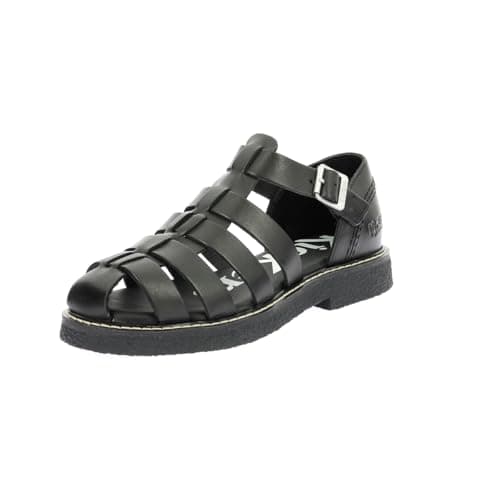Kickers Lergo, Sandalias Mujer, Negro, 36 EU
