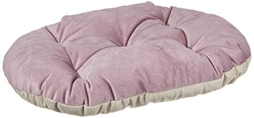 Ferplast Cojín para Perros y Gatos Prince 45/2, Cama Acolchada para Animales, Doble Cara, Suave Terciopelo, Lavable, 43 x 30 cm, Rosa