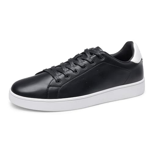 Bruno Marc Zapatillas Deportivas Hombre Zapatos Casual Cordones para Caminar Zapatillas de Moda Sneakers,Size 43,Negro,BMUMFN2519