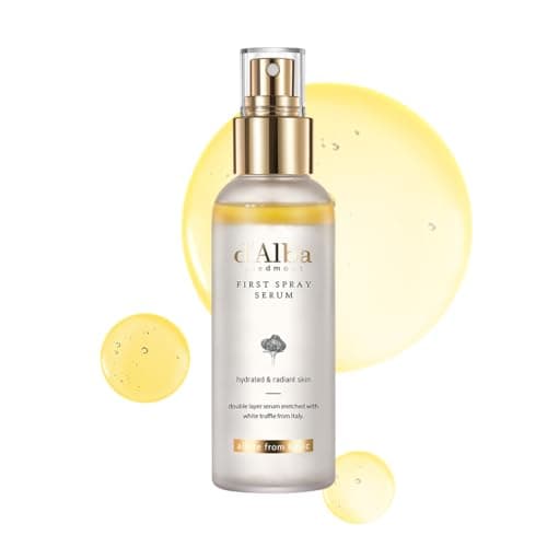 d'alba First Spray Serum con Trufas Blancas Italianas, Cuidado de la piel vegano, bruma facial hidratante para todo tipo de piel, spray multifuncional, Skincare coreano (100ml)