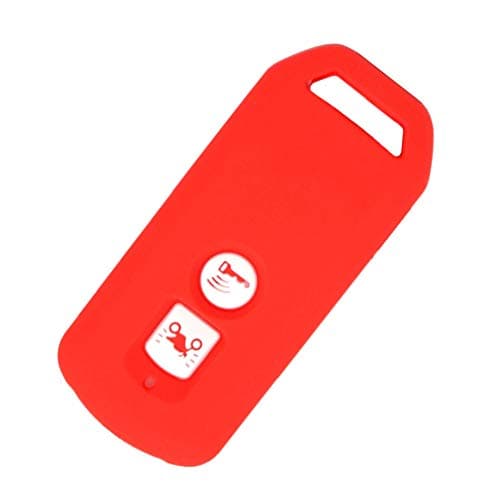 Happyit Silicona Fundas para Cubiertas de Llaves de Coche para Honda PCX 150 híbrido X-ADV SH125 Scoopy SH300 Forza 125 300 Motor Scooter 2 Botones (Rojo)