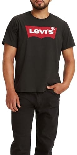 Levi's Graphic Set-in Neck T-Shirt, Graphic H215-Hm Black, M Hombre