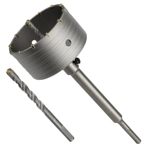 110mm Brocas Sierra Perforadora Hormigón, Lytool Brocas SDS Plus Hormigon con Barra de Conexión de 220 mm, para Cemento, Ladrillo, Piedra, Pared