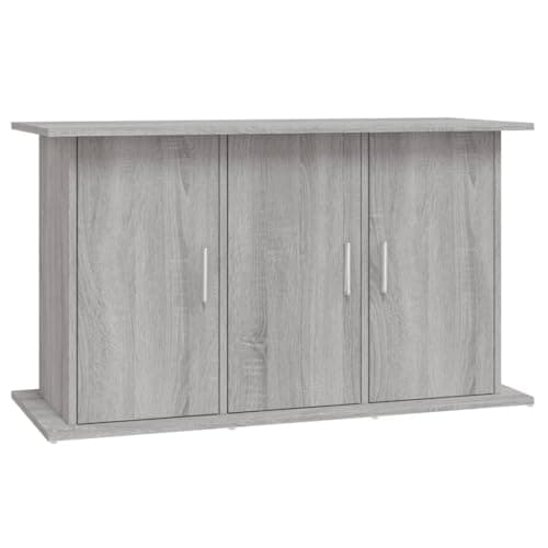 vidaXL Soporte para Acuario Madera ingeniería Gris Sonoma 101x41x58 cm