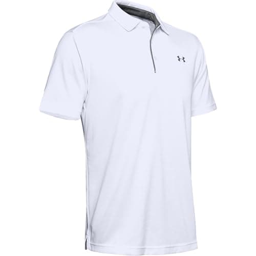 Under Armour Tech Polo Camiseta, Blanco, M Hombre