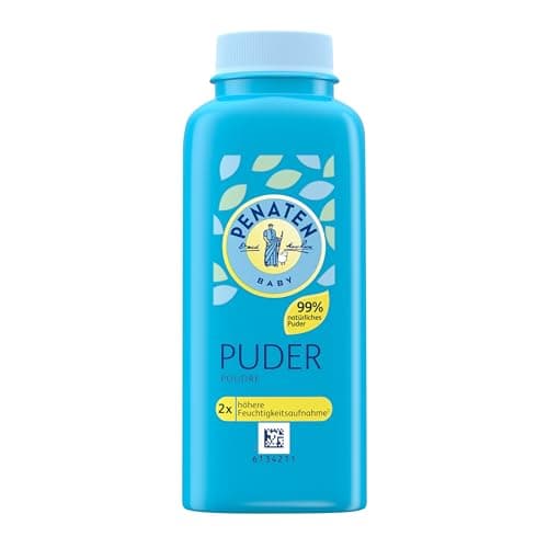 Penaten Polvo natural para bebés con aloe y vitaminas (1 x 100 g). Protege la piel sensible, absorbe la humedad y mantiene la piel seca. Dermatológicamente confirmado, 99% ingredientes de origen