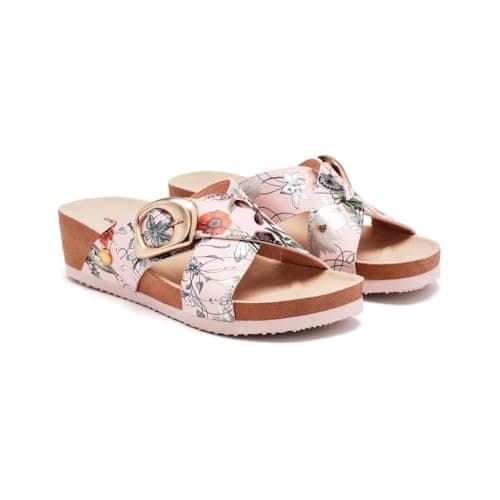GIOSEPPO Sandalias Flores CUÑA Uxbridge