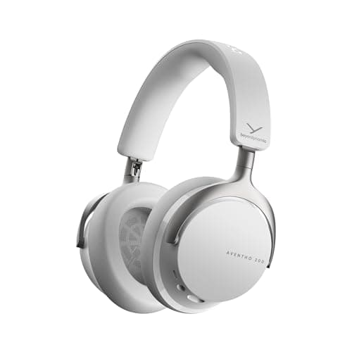 beyerdynamic AVENTHO 200 - Auriculares inalámbricos con cancelación de Ruido, Batería de 60 Horas de duración, Plegable, Almohadillas reemplazables, en Gris nórdico- Nueva ctualización Mediante App