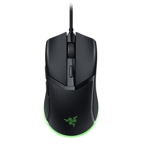 Razer Cobra - ratón para juegos con cable ligero Chroma RGB (57 g, interruptores ópticos Gen-3, iluminación Chroma con brillo degradado en la parte inferior, ajustes precisos del sensor) Negro